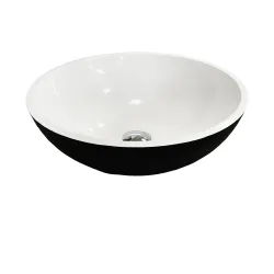 Spüle + Waschbecken Adamant Kreis, Black/White (100003873)