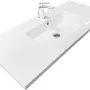 حوض + حوض غسيل Adamant Flate, White (4824296107001)