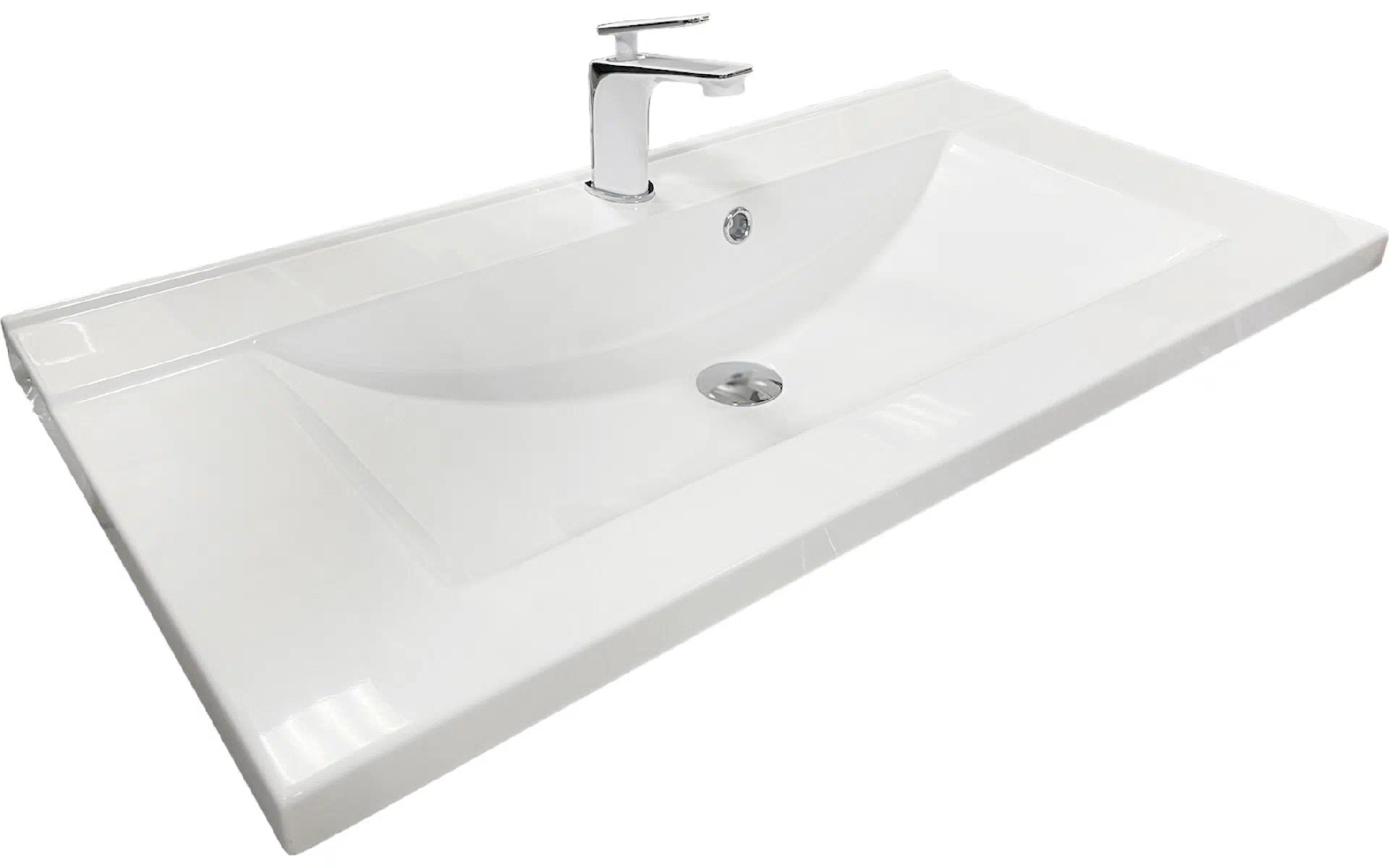 Νιπτήρας + νιπτήρας Adamant Quanto, White (4824296107101) Νιπτήρας + νιπτήρας Adamant Quanto, White (4824296107101)