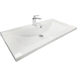 Νιπτήρας + νιπτήρας Adamant Quanto, White (4824296107101)