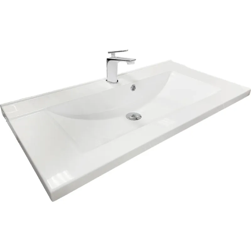 Νιπτήρας + νιπτήρας Adamant Quanto, White (4824296107101)