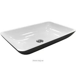 حوض + حوض غسيل Adamant Lower, Black/White (4824296204009) حوض + حوض غسيل Adamant Lower, Black/White (4824296204009)