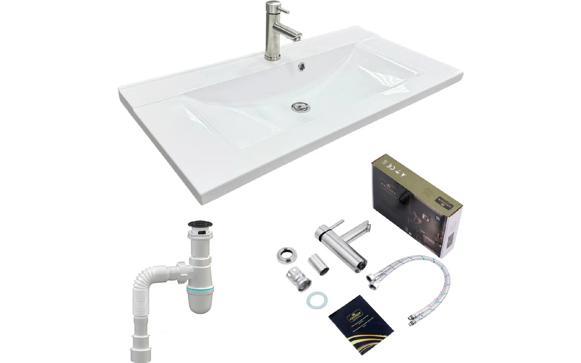 Νιπτήρας + νιπτήρας Adamant Quanto 90 (4824296208301) Νιπτήρας + νιπτήρας Adamant Quanto 90 (4824296208301)