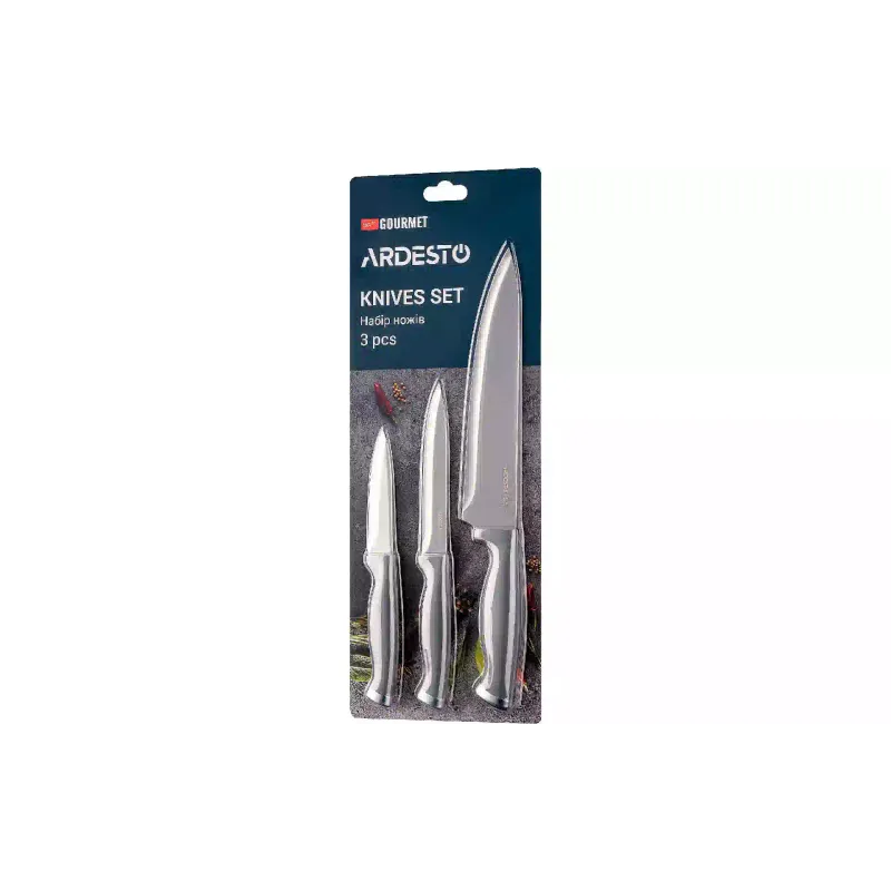 Komplet nožev Ardesto Gemini Gourmet, Gray (AR2103GR)