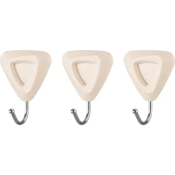 Selbstklebender Haken Ardesto Triangle, Beige (ARHC2803TB)