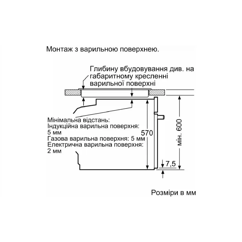 Horno Bosch, Stainless steel (HUA736ER0)