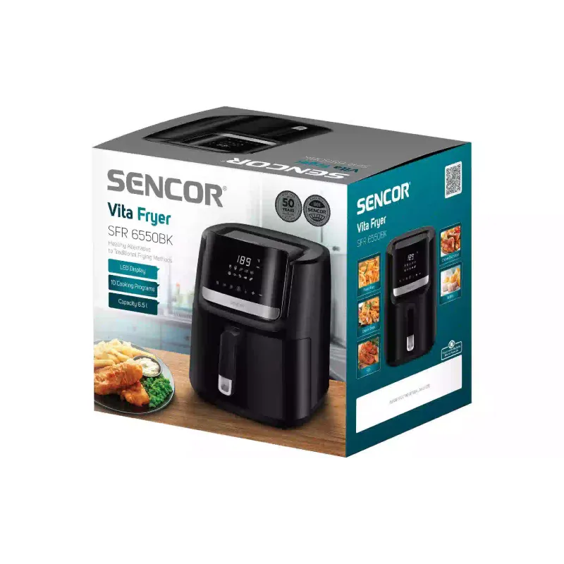 Többfunkciós sütő Sencor, Black (SFR6550BK)