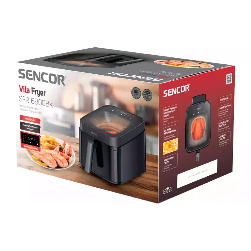 Večnamenska pečica Sencor, Black (SFR6900BK)