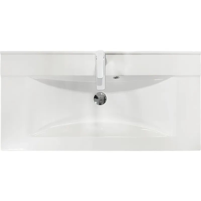 Νιπτήρας + νιπτήρας Adamant Quanto, White (4824296107101)