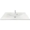 Νιπτήρας + νιπτήρας Adamant Quanto, White (4824296107101)