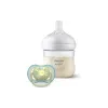 Бутылочка для кормления + пустышка Avent, природный поток, 125 мл, 0-6 мес (SCD837/10)