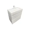 حوض + حوض غسيل Adamant Vision, White (4824296204201)