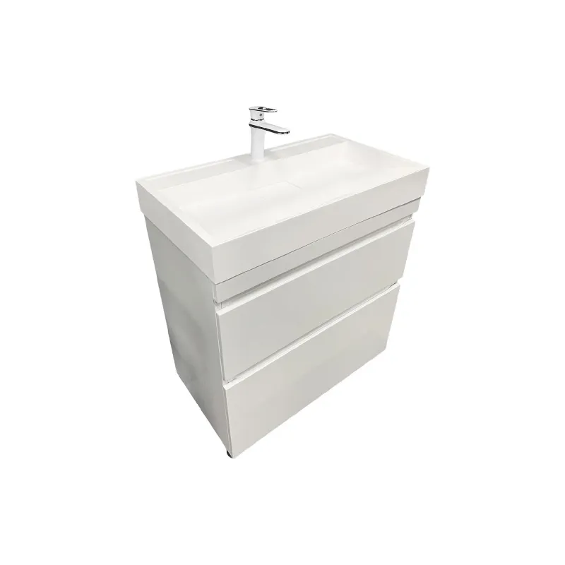 حوض + حوض غسيل Adamant Vision, White (4824296204201)