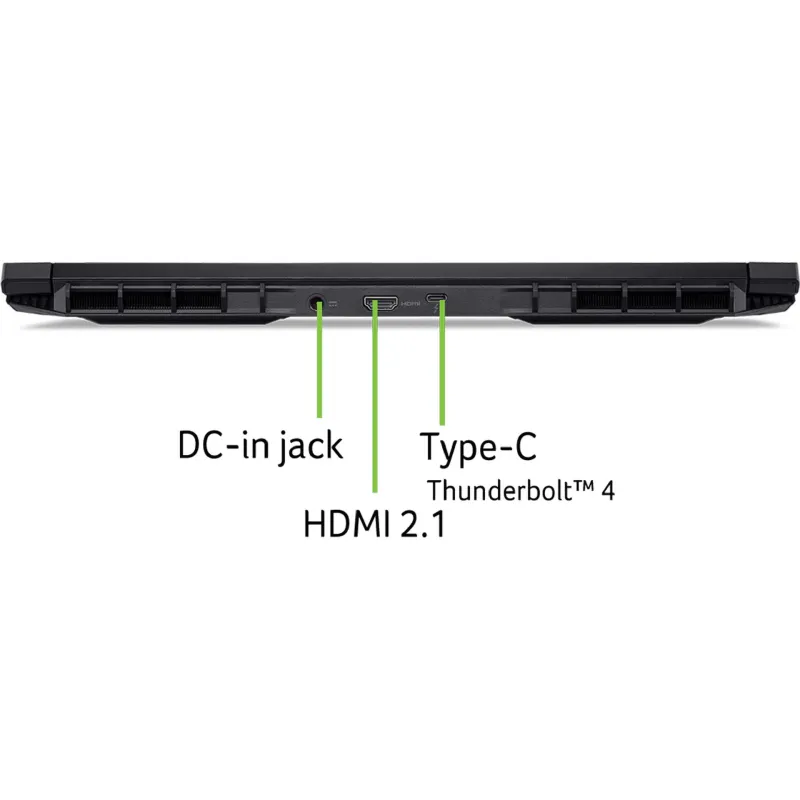 Computadora portátil Acer Nitro V 16 ANV16-72, Black (NH.QZREU.008)