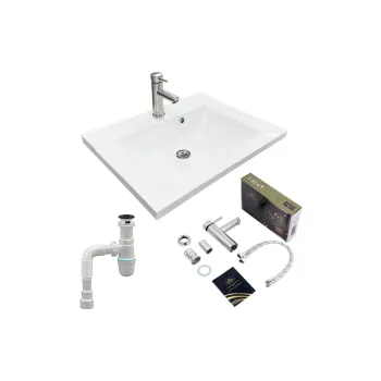 Mosdó + mosdótálca Adamant Quanto 60 (4824296208001)