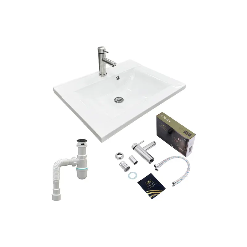 Раковина + умывальник Adamant Quanto 60 (4824296208001)