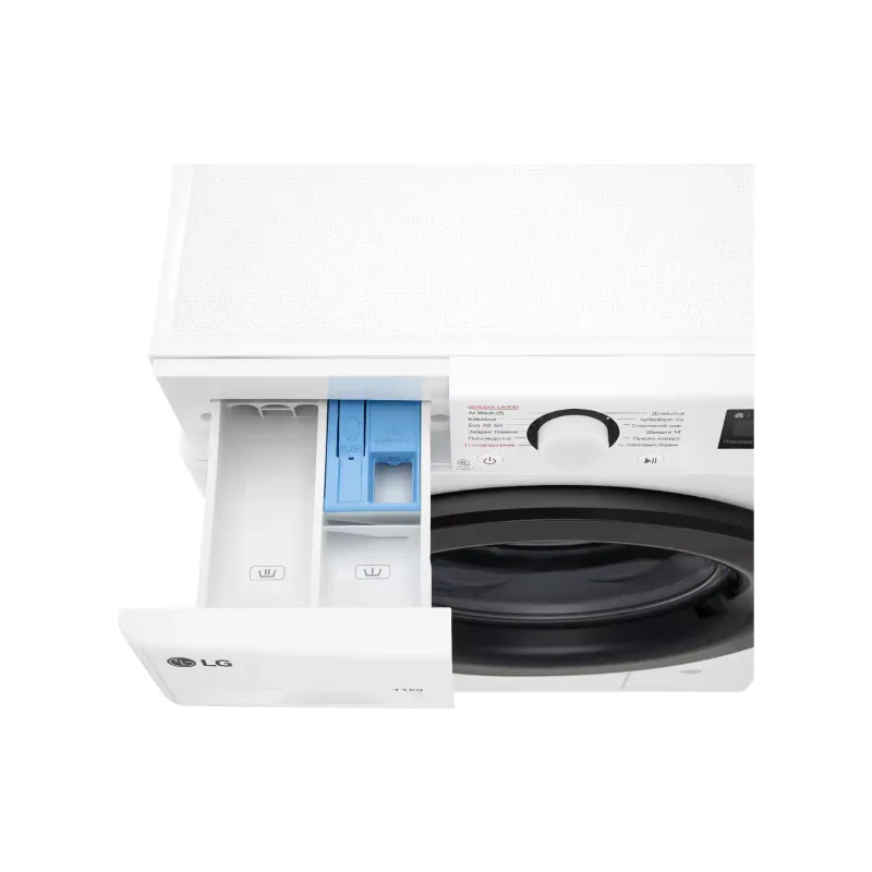 Washing machine LG (F4Y5ES6W), White