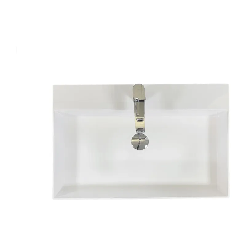 Mosdó + mosdótálca Adamant Slender, White (4824296204008)