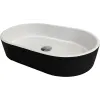 حوض + حوض غسيل Adamant Beste New, Black/White (100003542)