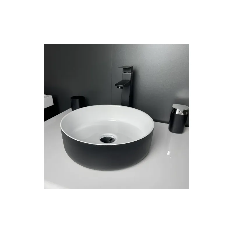 Sink + washbasin Adamant Arena (100003194), Black/White