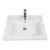 حوض + حوض غسيل Adamant Flate, White (4824296206401)