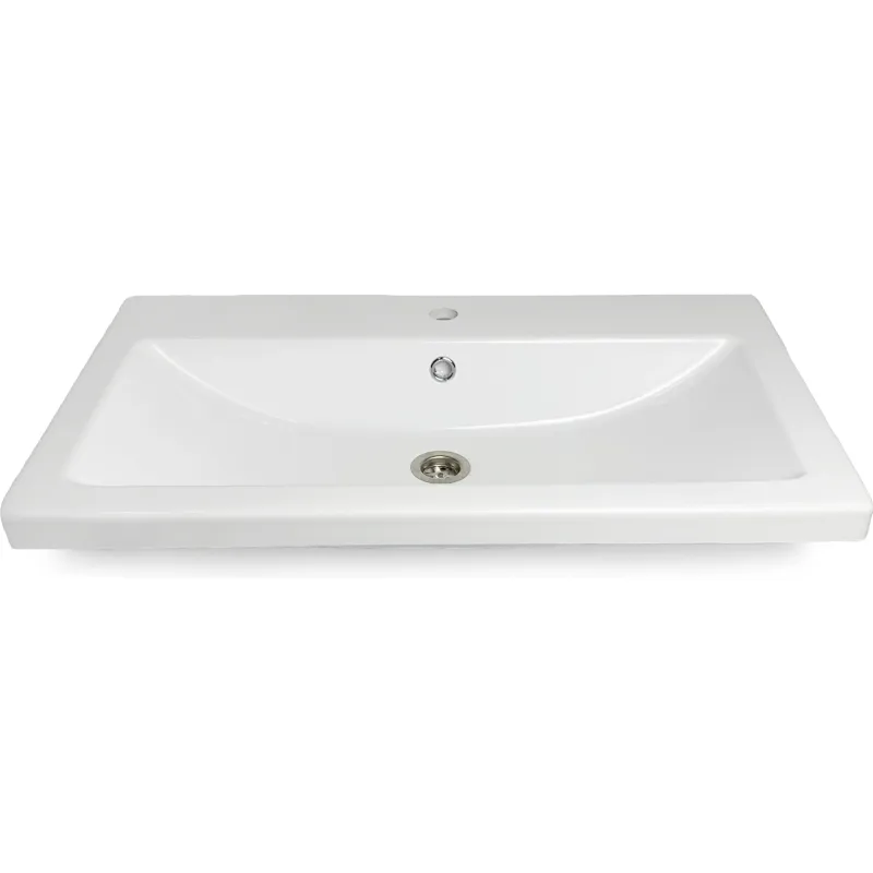 Νιπτήρας + νιπτήρας Adamant Cers, White (4824296202301)
