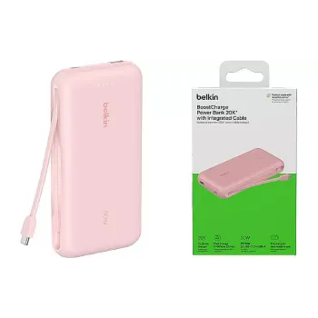 باور بانك Belkin 20000 mAh, Pink (BPB024HQPK)