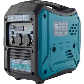 Генератор бензиновий інверторний Konner&Sohnen (KS 3000i S), 3.3 кВт, 1 фаза, руч старт