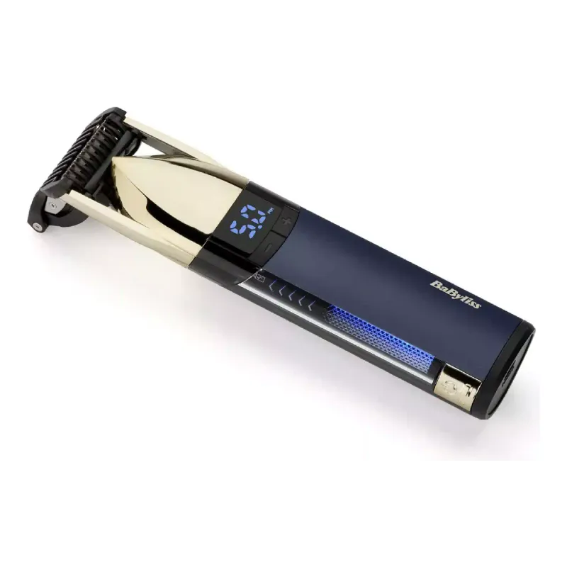 Тример Babyliss Super-X Metal Series Navy & Gold Edition (S992E), для бороди та вусів, Blue