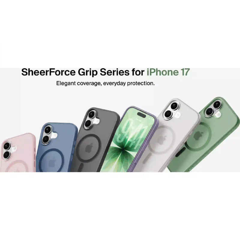 Чохол Belkin Magnetic Protective Grip (MSA034HQSE), для Apple iPhone 17, Sage