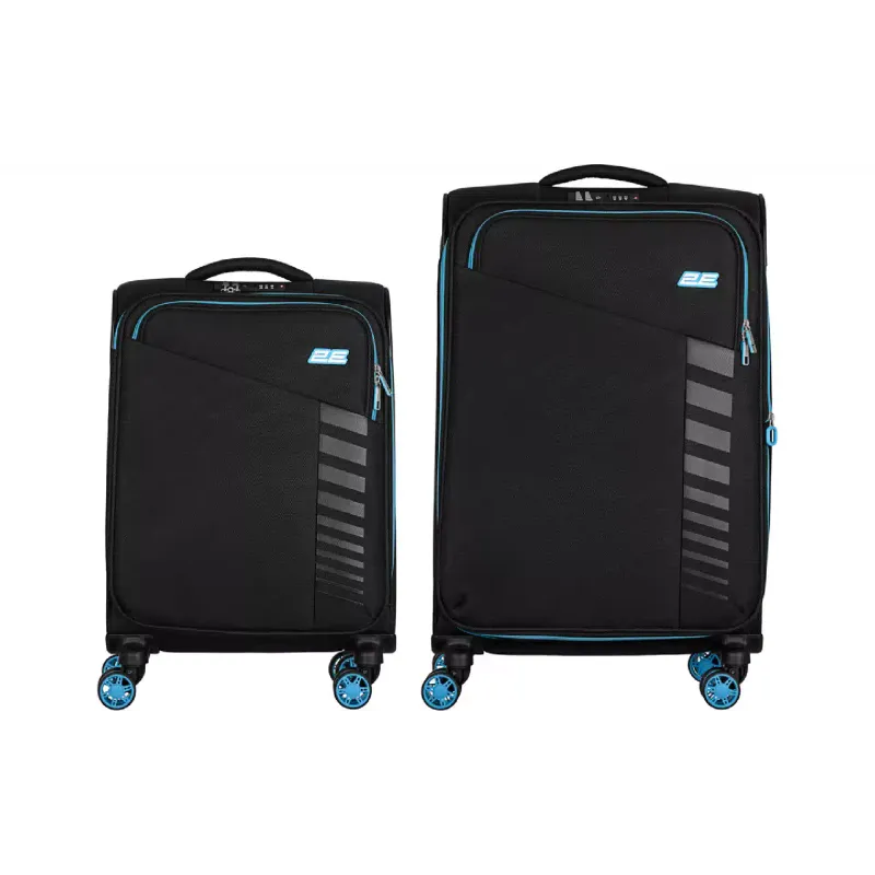 Набор чемоданов 2E Trek, M+S, 2 шт (2E-SPE-TREK-SET4-BK)