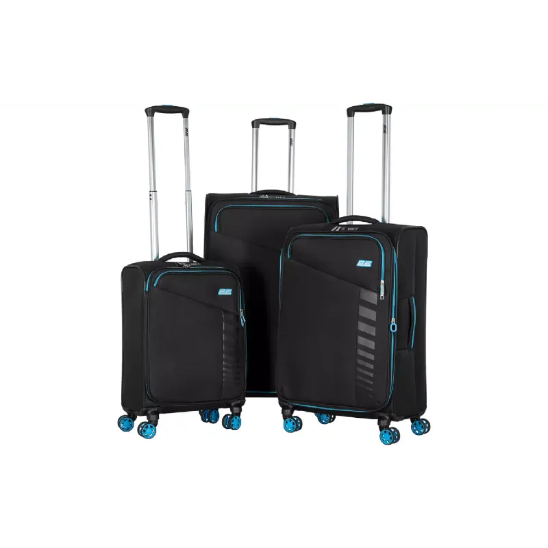 Набор чемоданов 2E Trek, L+M+S, 3 шт (2E-SPE-TREK-SET6-BK)