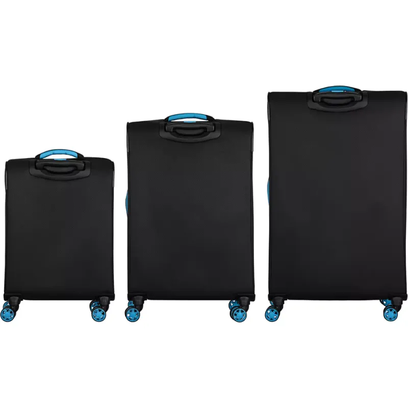 Набор чемоданов 2E Trek, L+M+S, 3 шт (2E-SPE-TREK-SET6-BK)