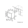 Máquina de lavar louça embutida Bosch, White (SMH4ECX28E)
