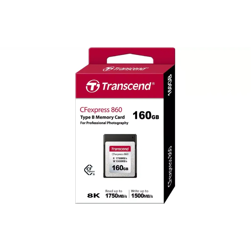 Tarjeta de memoria Transcend (TS160GCFE860)