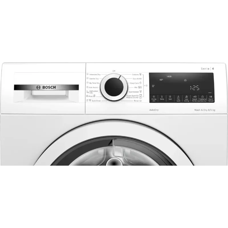 Máquina de lavar e secar Bosch, White (WNA13400BY)