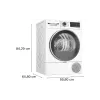 آلة التجفيف Bosch, White (WQG14210UA)