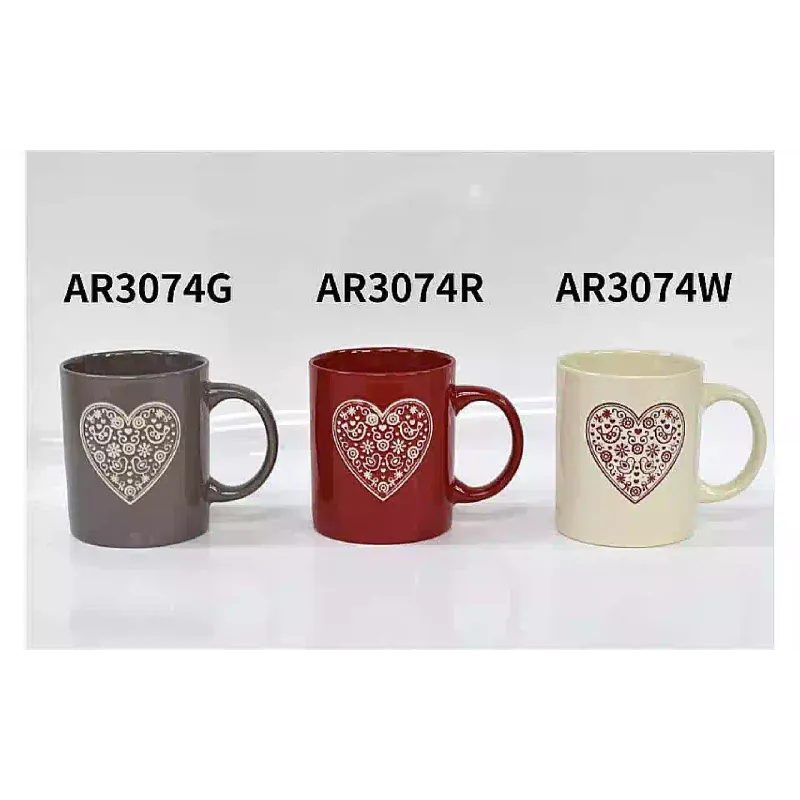 كوب Ardesto Heart, White (AR3074W)