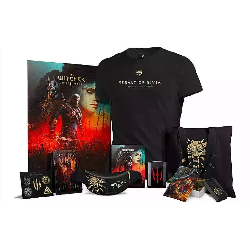 مجموعة مونستر هنتر GoodLoot The Witcher 3 Wild Hunt 10th Anniversary Edition (5908305250302)