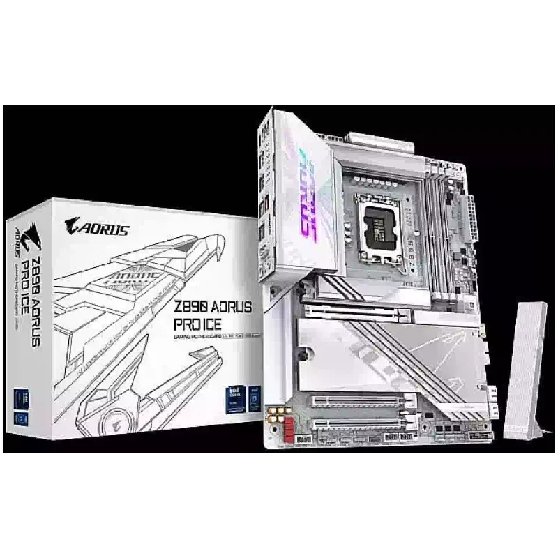 Материнська плата Gigabyte  Ice (Z890 AORUS PRO ICE)
