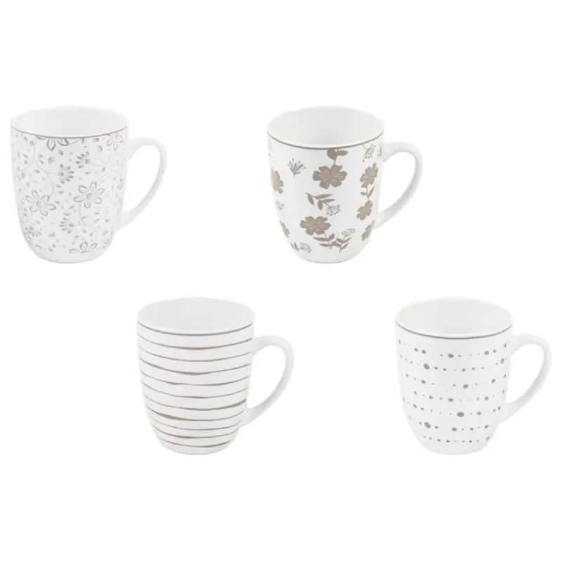 Cup Ardesto Ravenna (AR1336RS), 360 ml, White/Beige