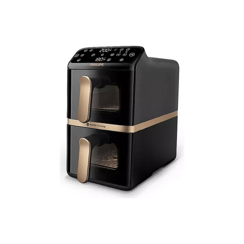 Мултифурна Philips Stacked Dual, Black (NA462/70)