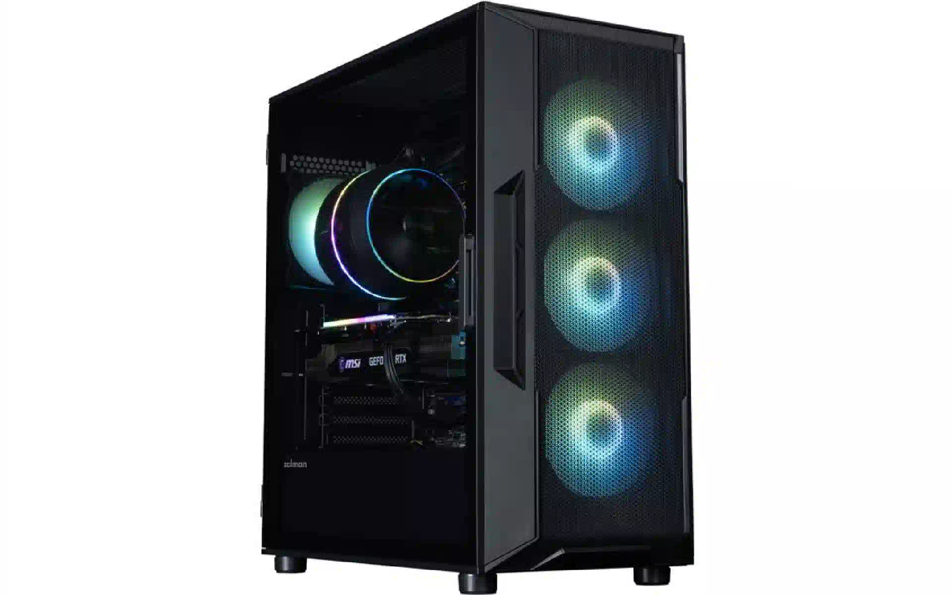 Gabinete para PC Zalman, Black (I3NEOARGBV2BLACK) Gabinete para PC Zalman, Black (I3NEOARGBV2BLACK)