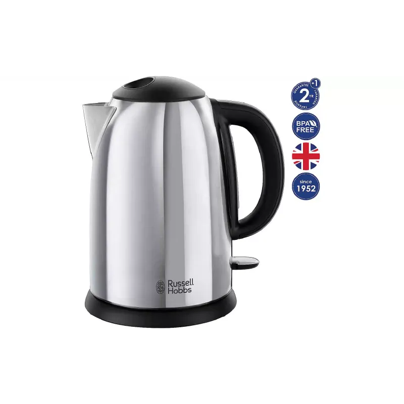 غلاية كهربائية Russell Hobbs, Black/Silver (23930-70)