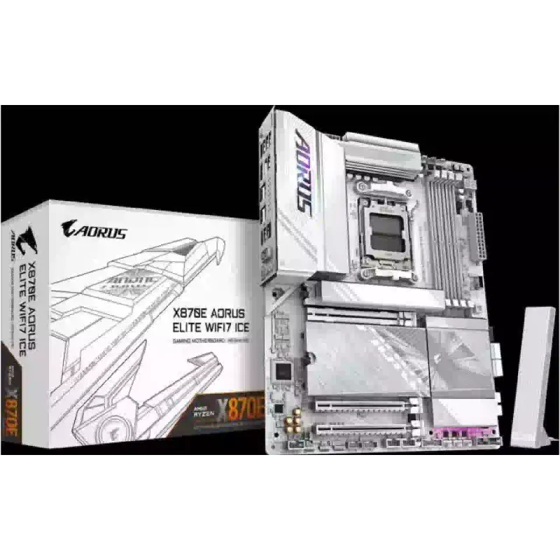 اللوحة الأم Gigabyte Elite X870E-A, Ice (X870E A ELITE WF7 ICE)