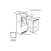 Вбудована холодильна камера Electrolux (LRB2AE88S), 142 л, White