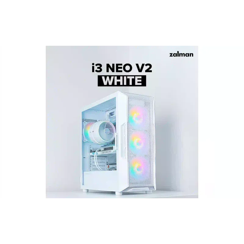 حالة الكمبيوتر Zalman, White (I3NEOV2WHITE)
