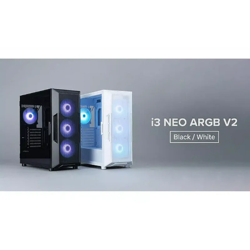 حالة الكمبيوتر Zalman, White (I3NEOARGBV2WHITE)