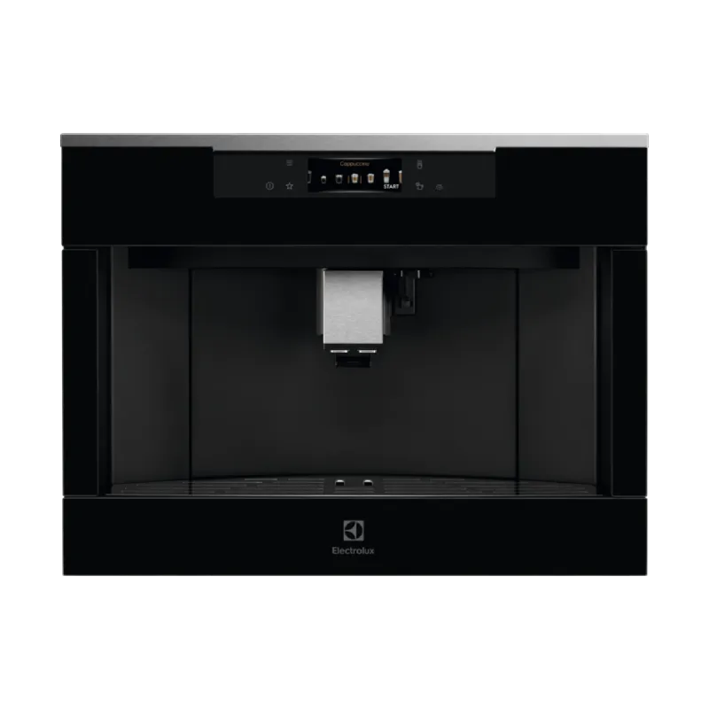 Вбудована кавомашина Electrolux (KBC85X), зерно/мелений, 2.5 л, Black