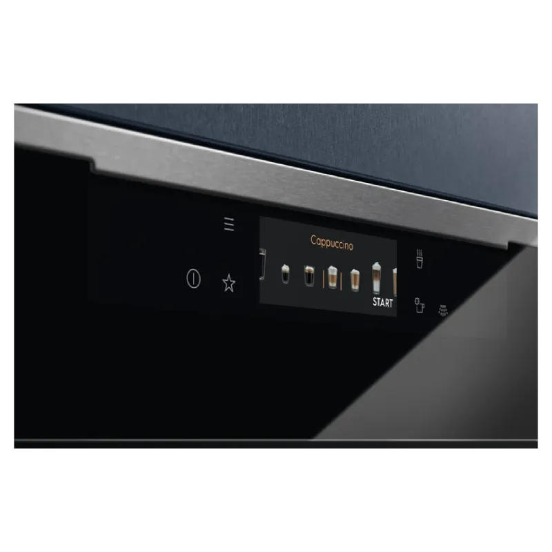 Вбудована кавомашина Electrolux (KBC85X), зерно/мелений, 2.5 л, Black